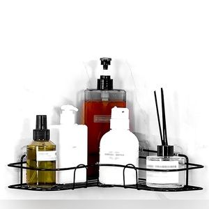 1pc Black Bathroom Storage Rack